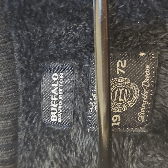 Buffalo David Bitton Men's Tan Zip-Up Sweater - Picture 3 of 4